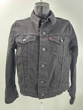Levi's Black Trucker Denim Jacket Size XS